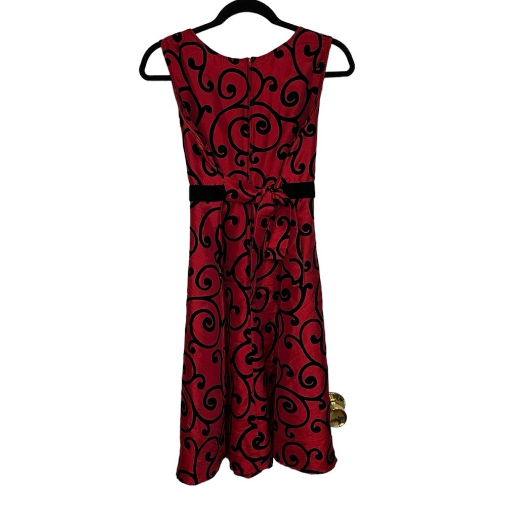 Bonnie Jean Dress Red & Black Dress Size: 20 1/2 - Picture 6 of 6